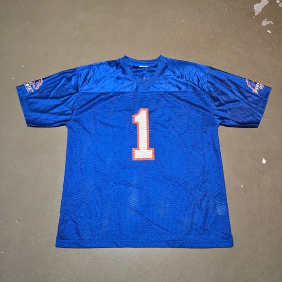 Pro Edge Boise State Broncos Short Sleeve #1 Blue Fan Football Jersey Size Large - Picture 1 of 5